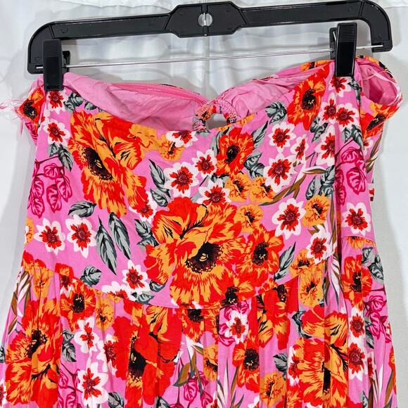 NWT Petal & Pup Sarai Floral Cutout Maxi Dress | Romantic Boho Summer - Picture 6 of 7